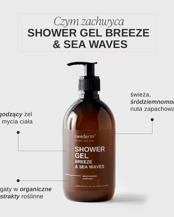 swederm Shower Gel Breeze &amp; Sea Waves – body wash gel